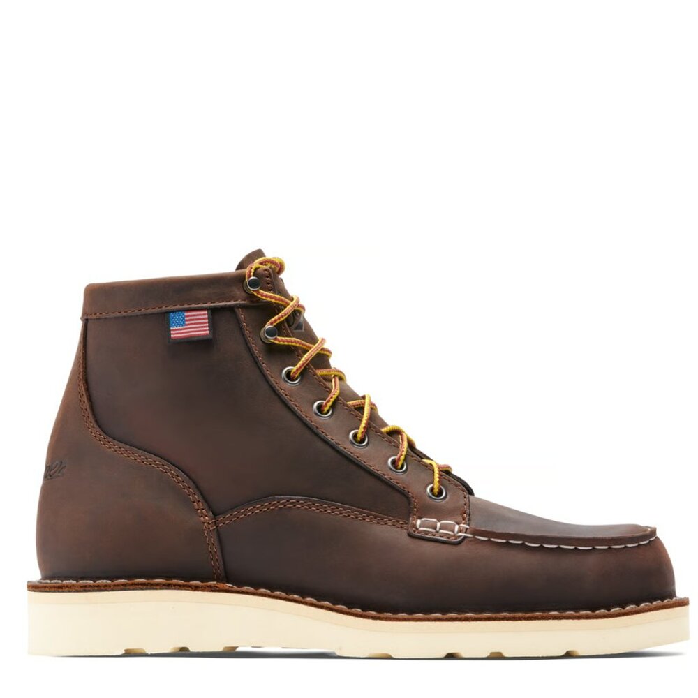DANNER Boots - Bull Run Moc Toe 6" Brown size 11.5